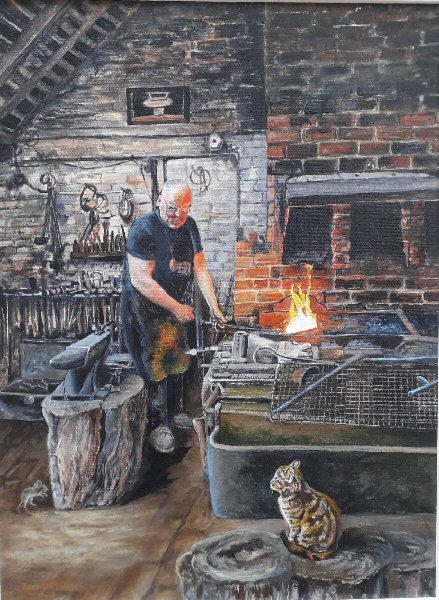 The Smithy at Work by Jenny Kennish